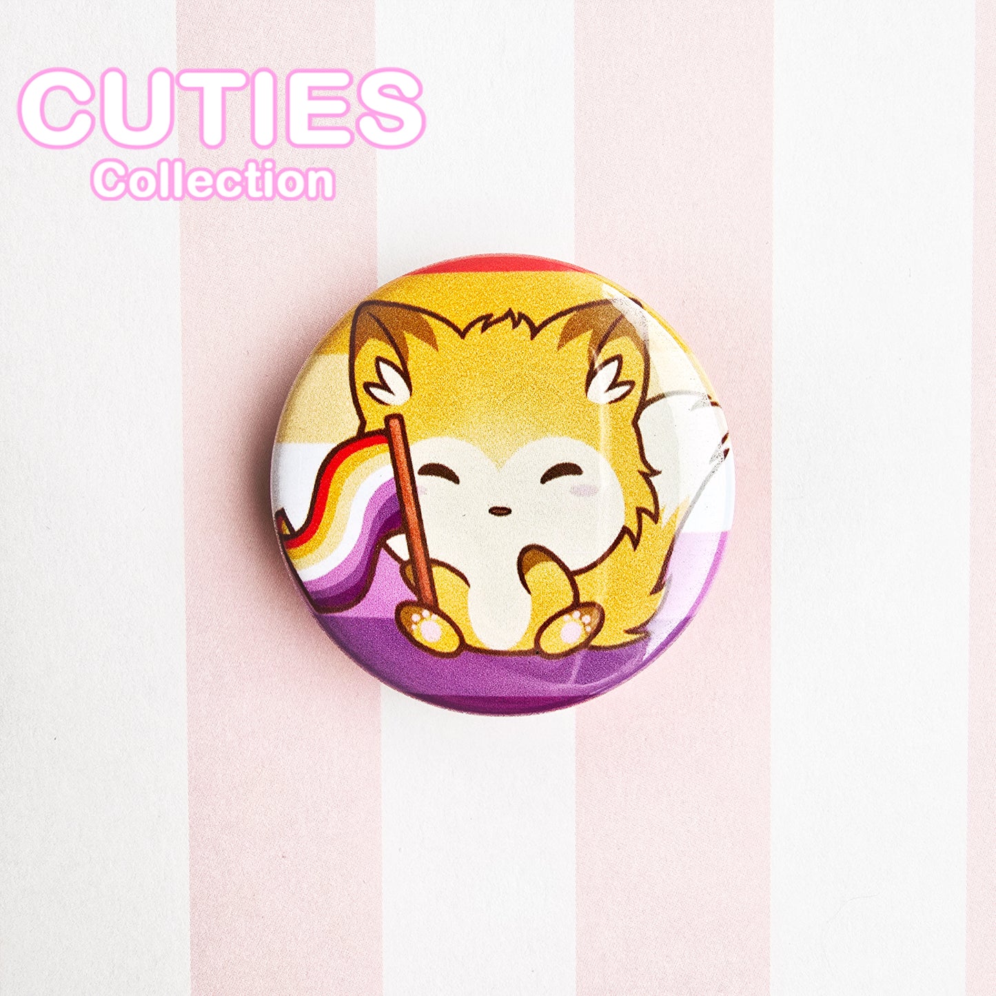 CUTIES PRIDE Pinssi: Lesbian Fox