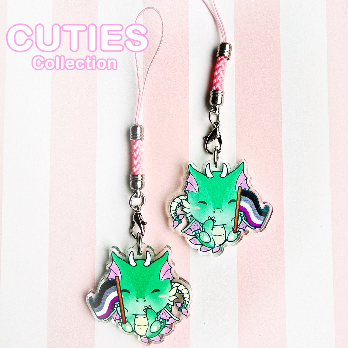 CUTIES PRIDE Ace Dragon Phone Charm