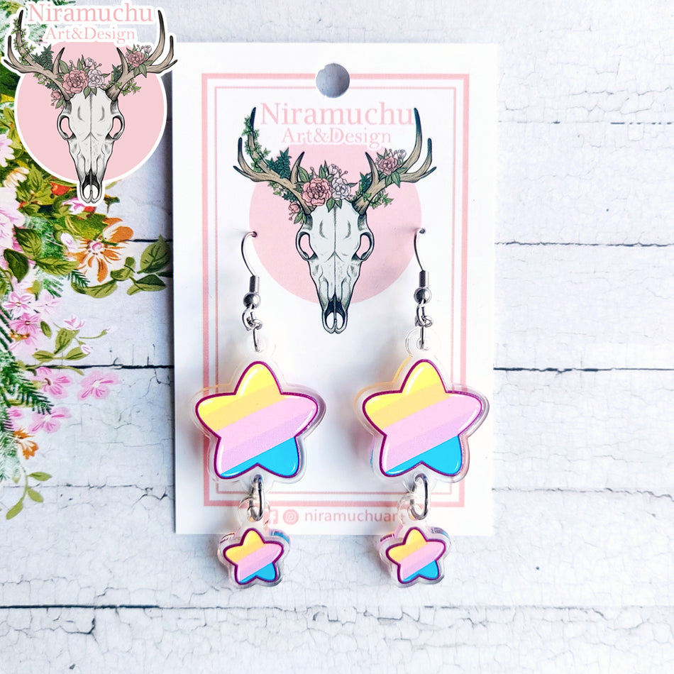 Alpacorn Star Drops Earrings
