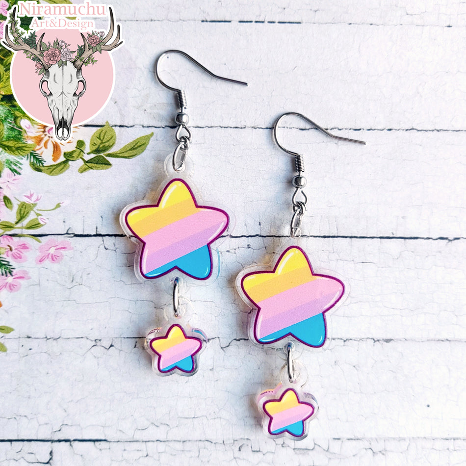 Alpacorn Star Drops Earrings