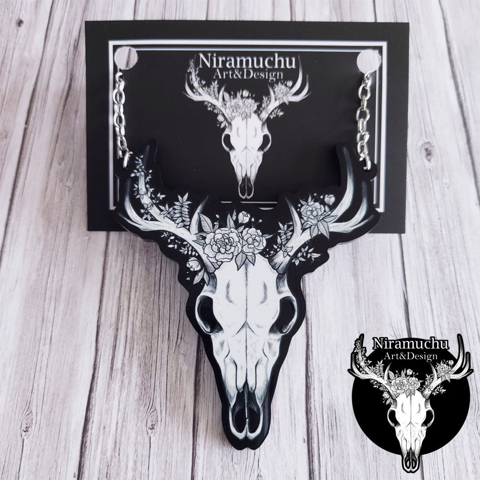 Classic Deer Skull Necklace