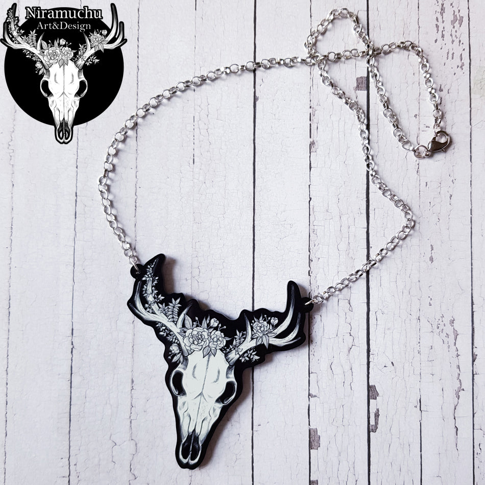 Classic Deer Skull Necklace