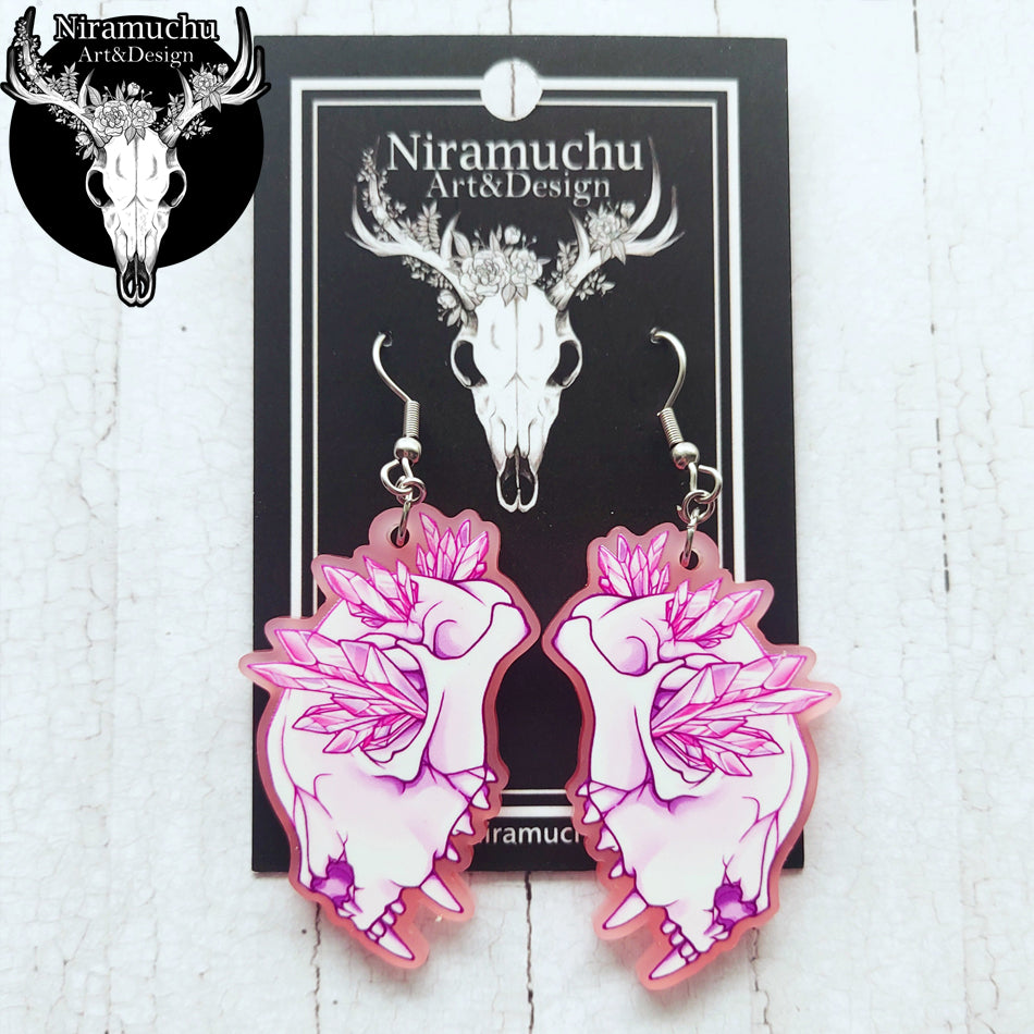 Crystal Cat Earrings