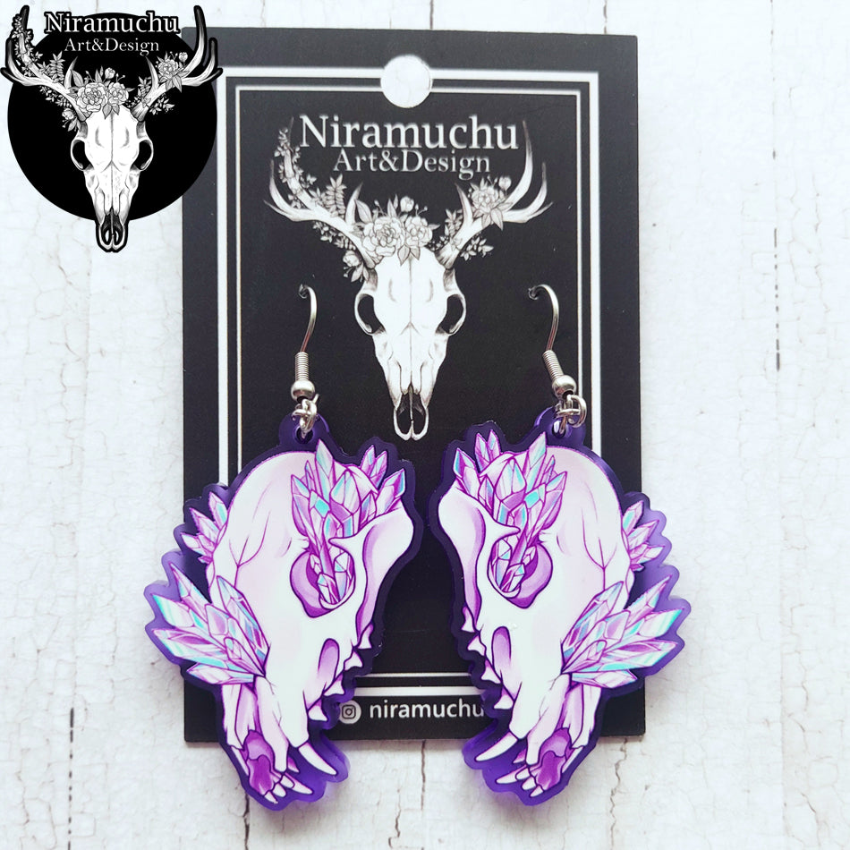 Crystal Fox Earrings