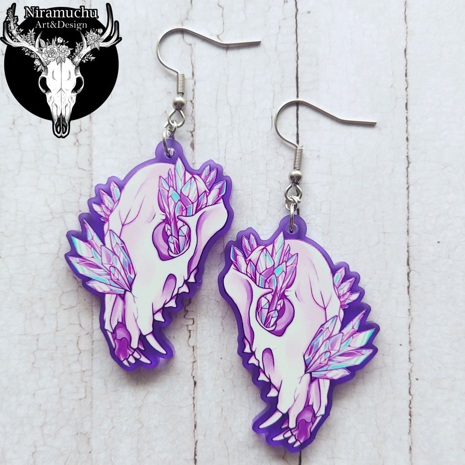 Crystal Fox Earrings
