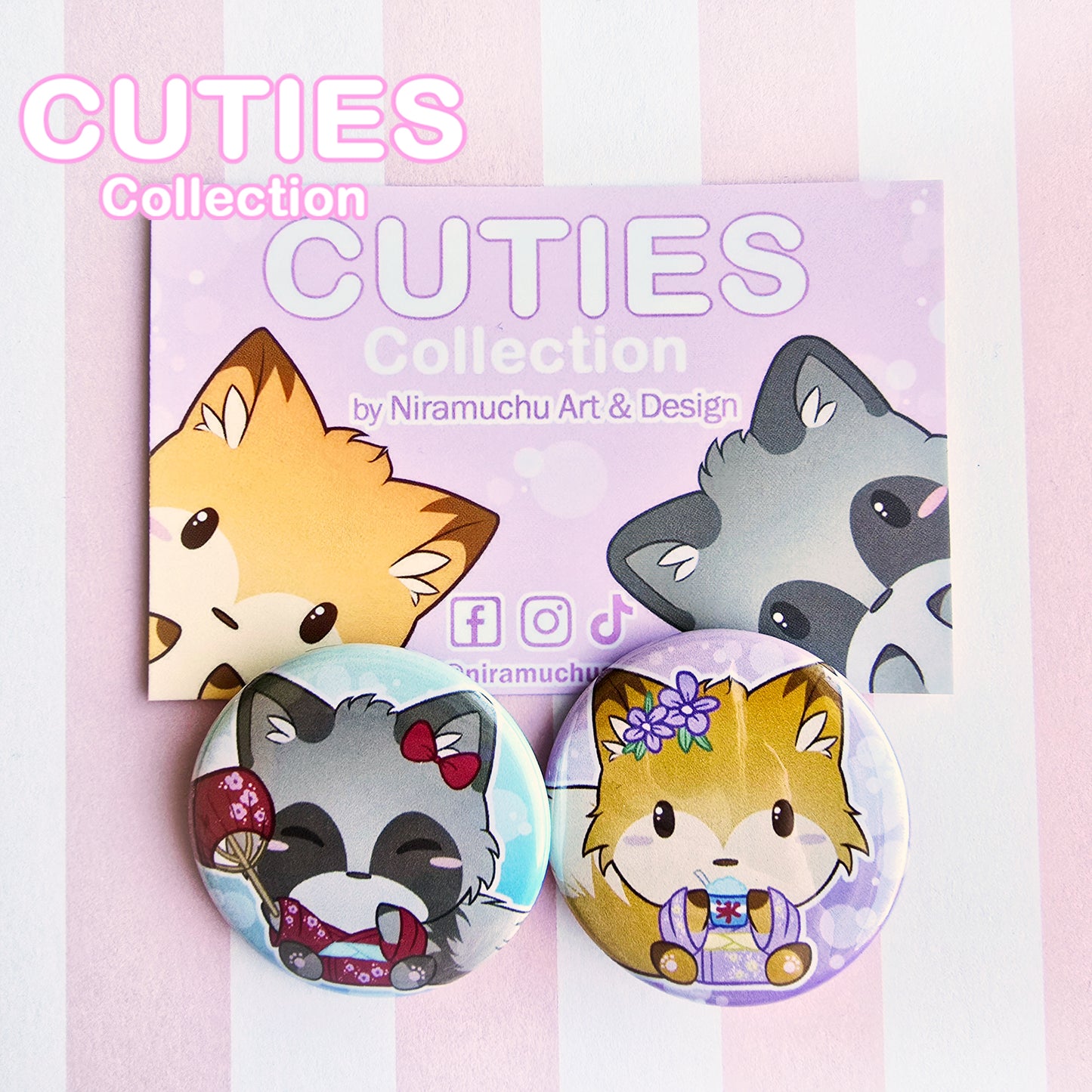 CUTIES Badge Set: Matsuri