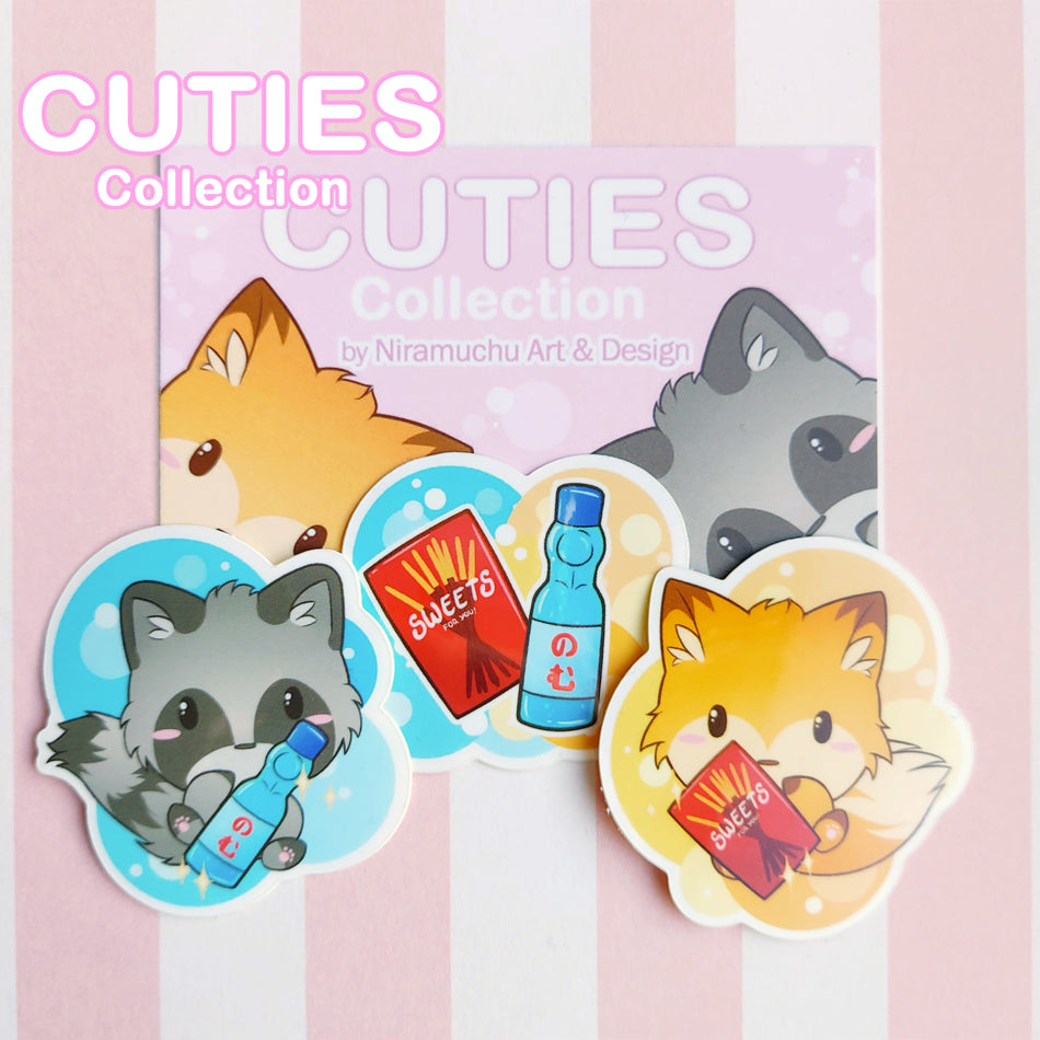 CUTIES Sticker Set: Manga Cafe
