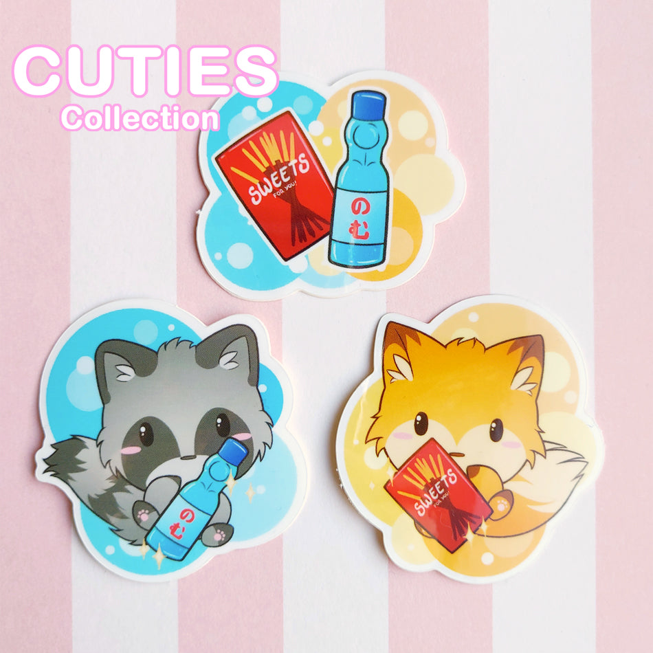 CUTIES Sticker Set: Manga Cafe
