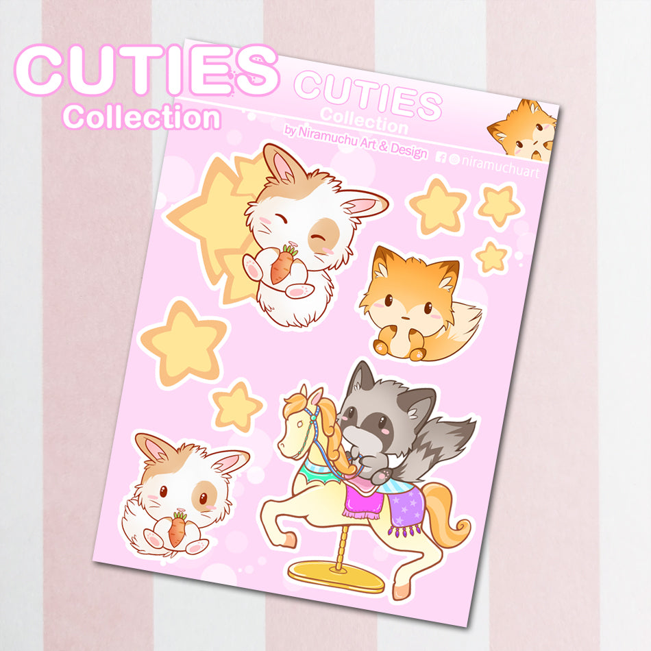 CUTIES Stickers: Carousel