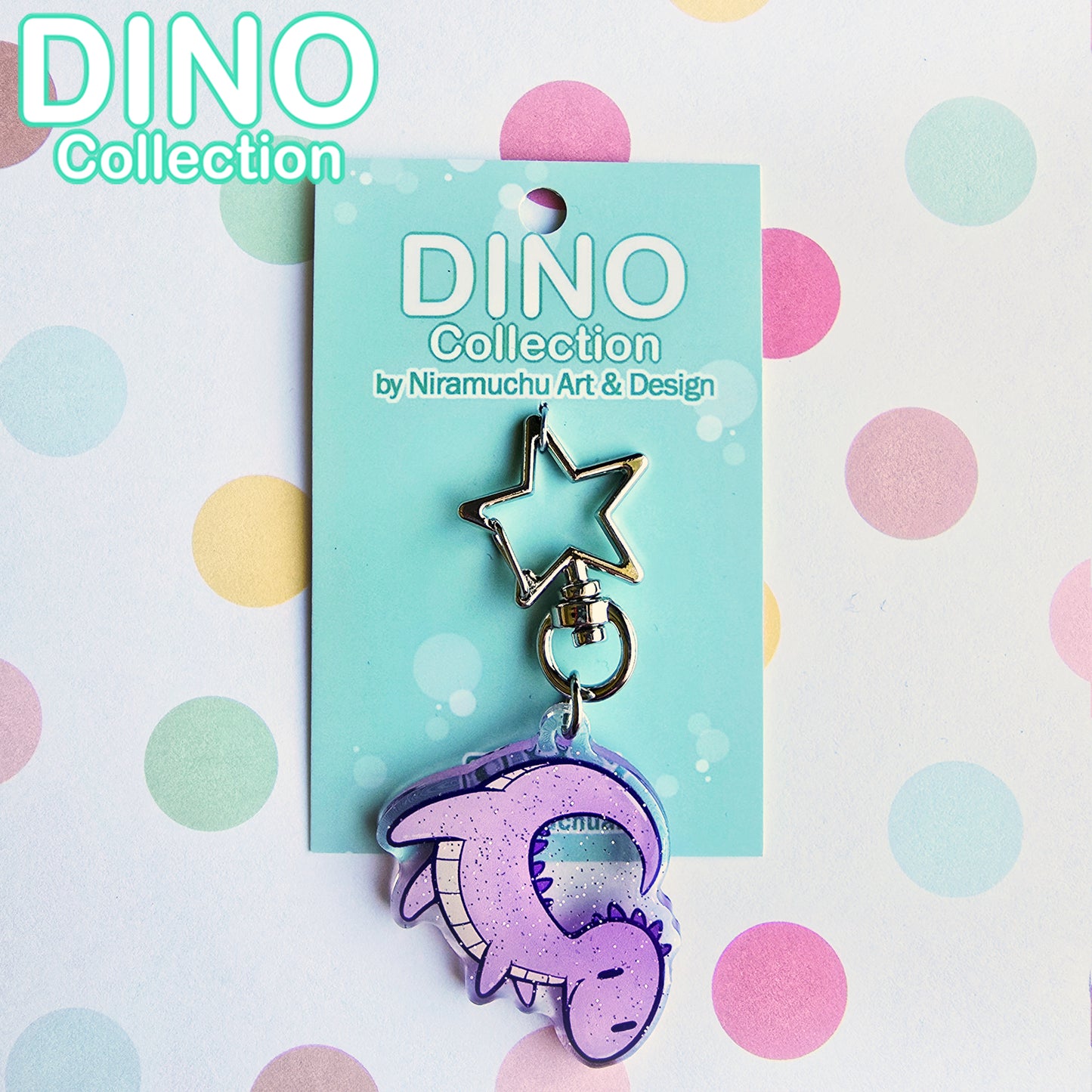 DINO Pisanosaurus Glitter Keycharm