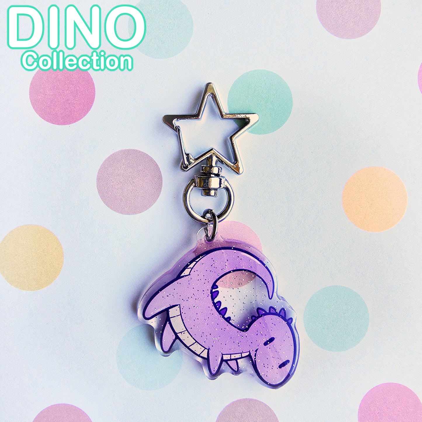 DINO Pisanosaurus Glitter Keycharm