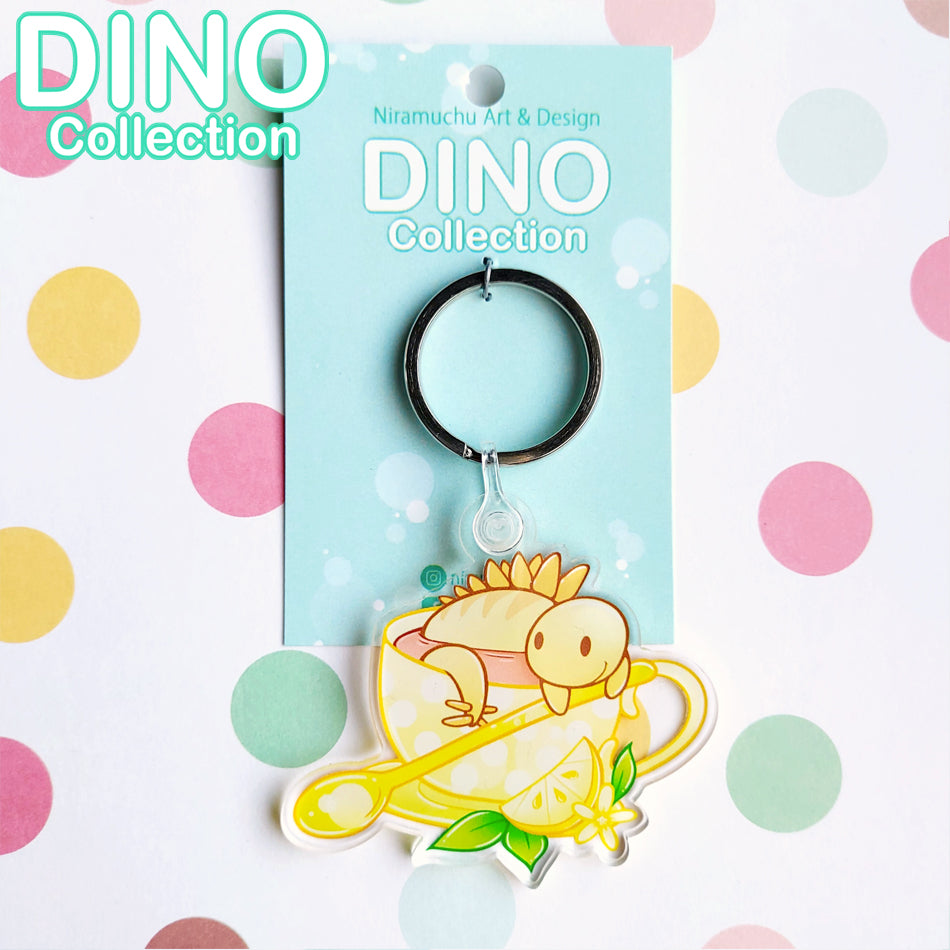 DINO Tea Party Lemon Avaimenperä