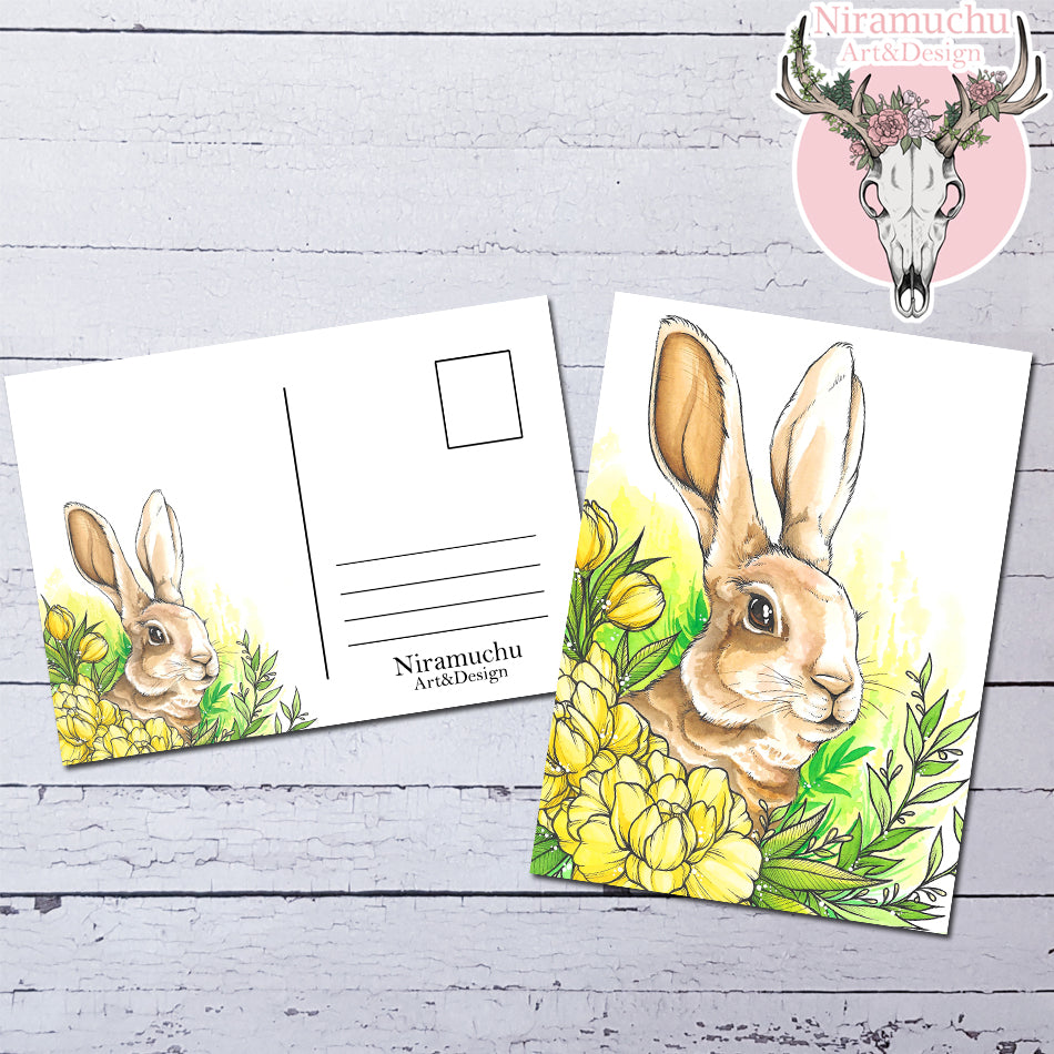 Forest Animals: Hare Postikortti