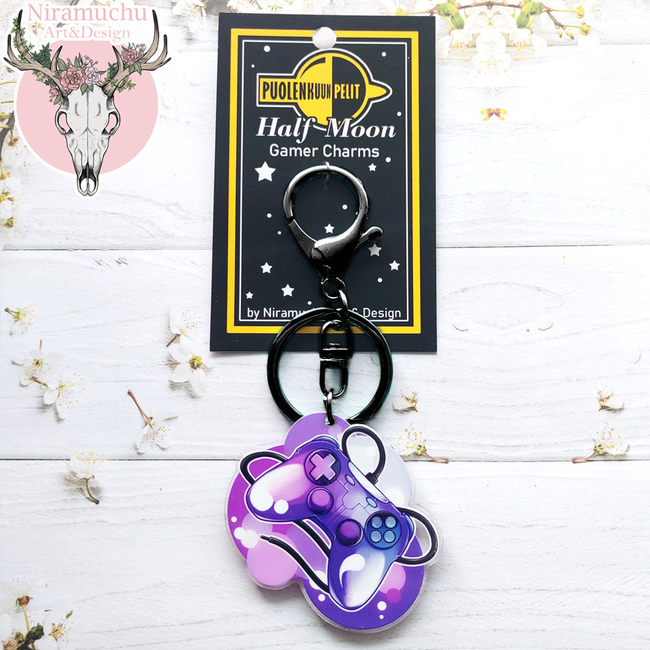 Gamer Charms Aurora Console Avaimenperä