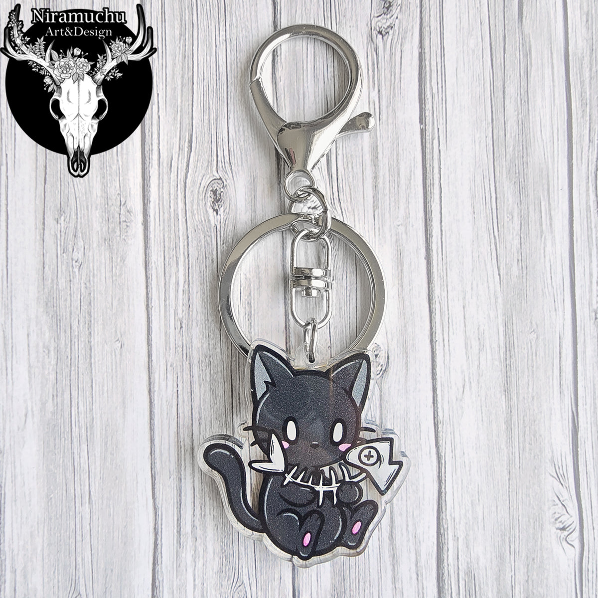 Kuroineko Fisher Kitty Keycharm