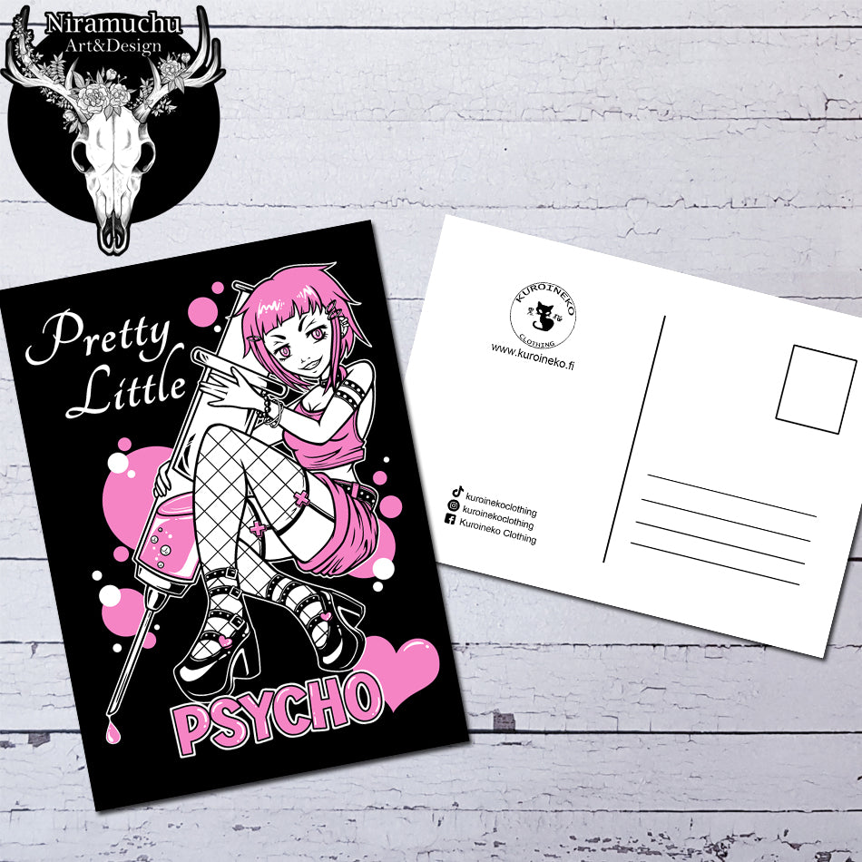 Kuroineko Psycho Postikortti
