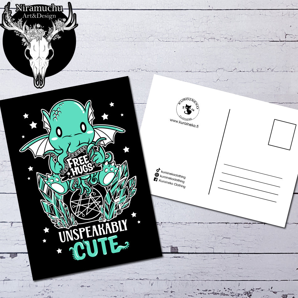 Kuroineko Unspeakable Postikortti
