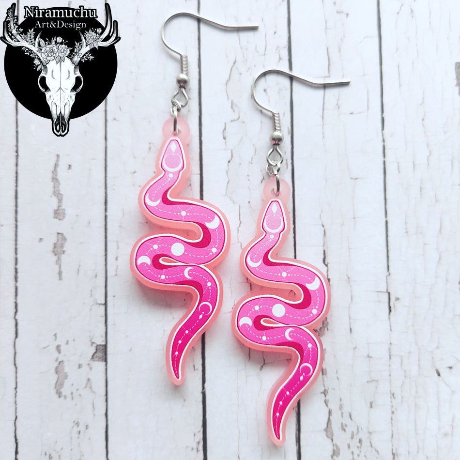 Lunar Snake Earrings