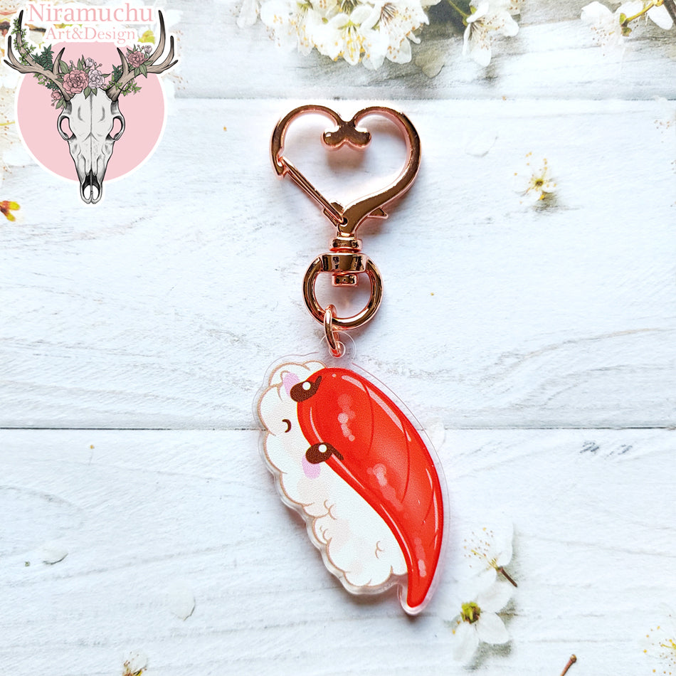 Manga Cafe Happy Sushi Maguro Keycharm