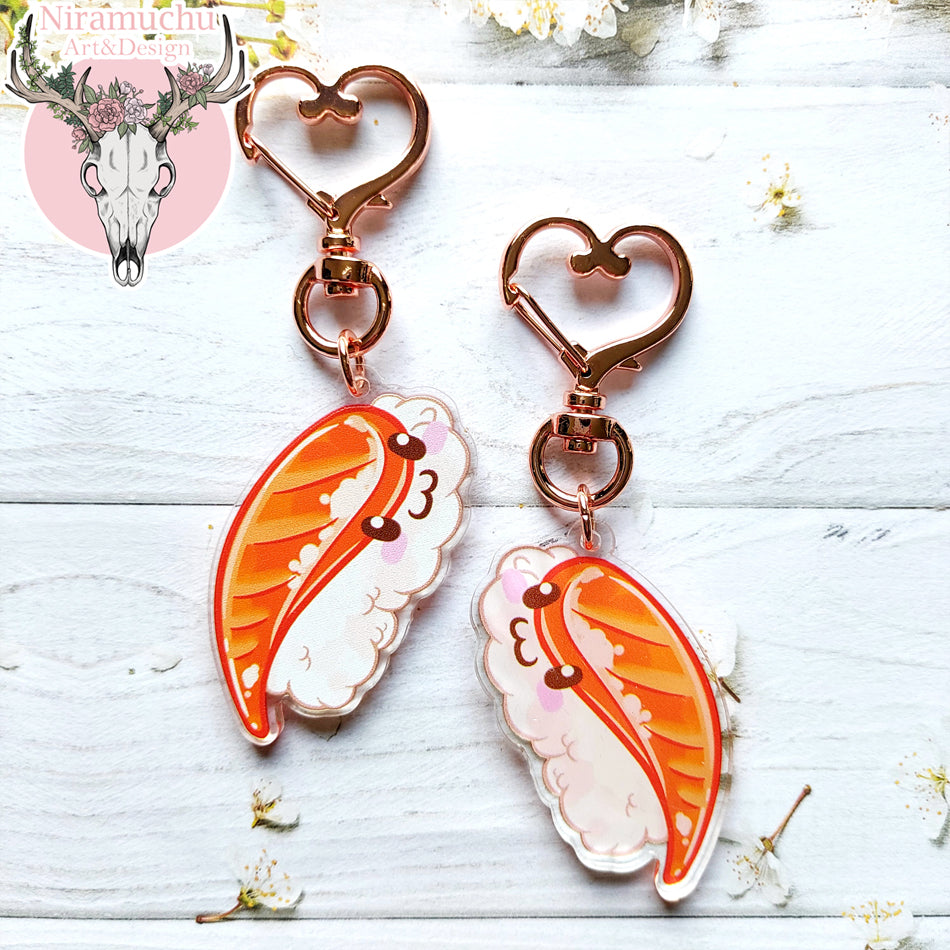 Manga Cafe Happy Sushi Sake Keycharm