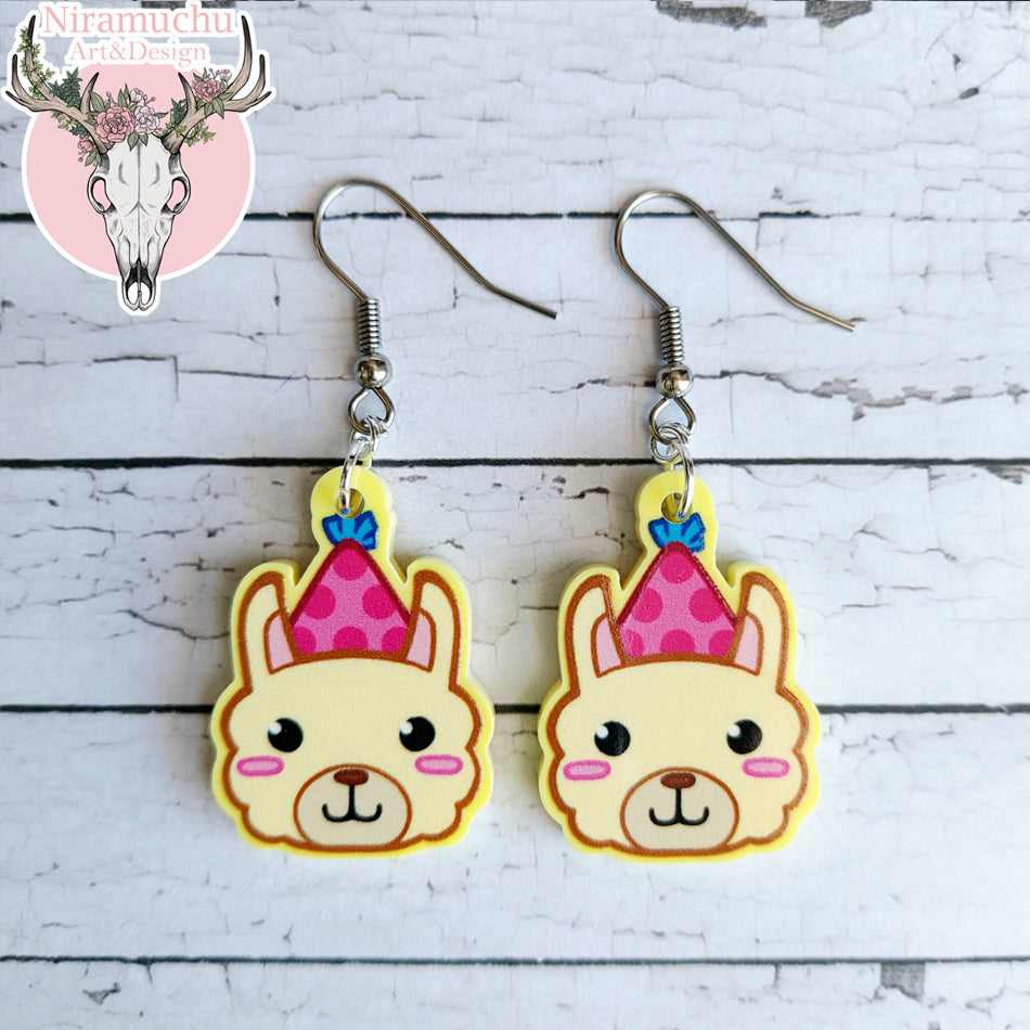 Party Time! Alpaca Earrings