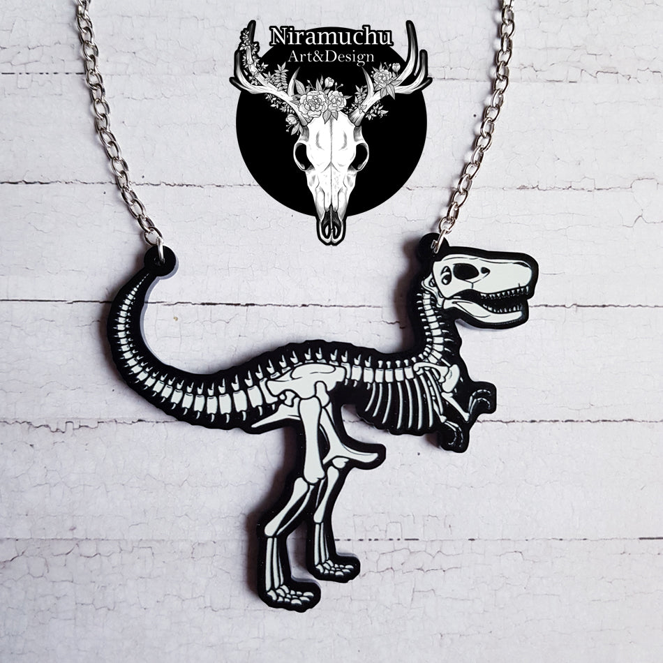 Skeleton of the T-Rex Necklace