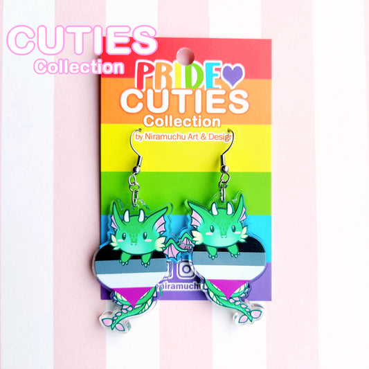 CUTIES PRIDE Ace Dragon Earrings