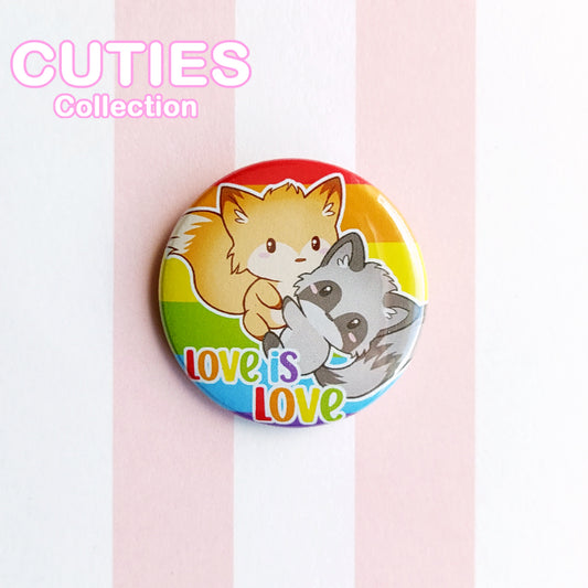 CUTIES PRIDE Pinssi: Rainbow Love