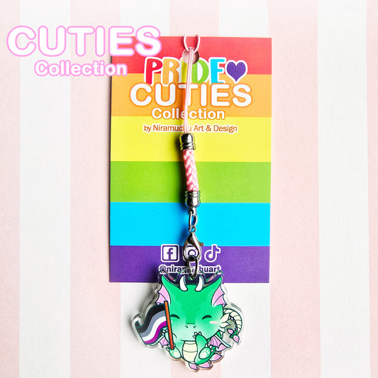 CUTIES PRIDE Ace Dragon Phone Charm