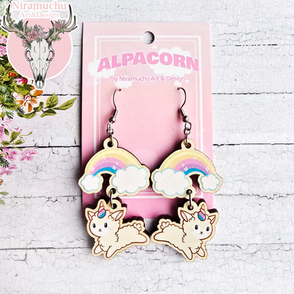 Alpacorn Rainbow Korvakorut