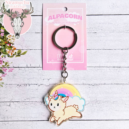 Alpacorn Rainbow Avaimenperä