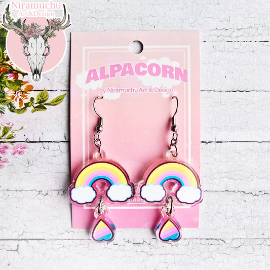 Alpacorn Rainbow Drops Korvakorut