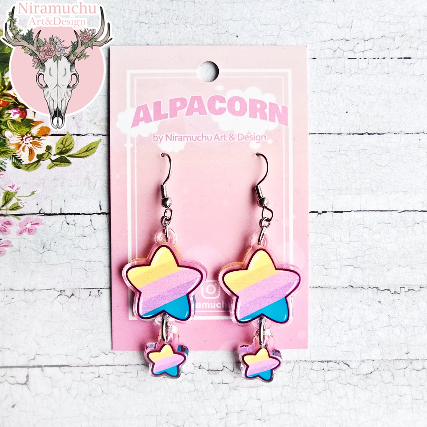 Alpacorn Star Drops Korvakorut