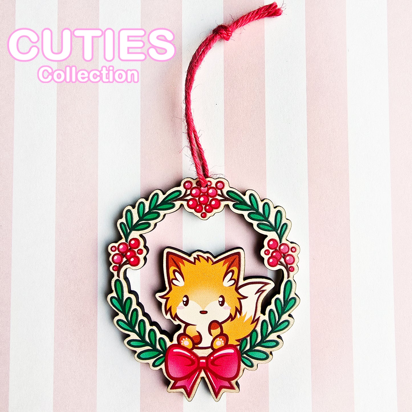 CUTIES Christmas Ornament Fox