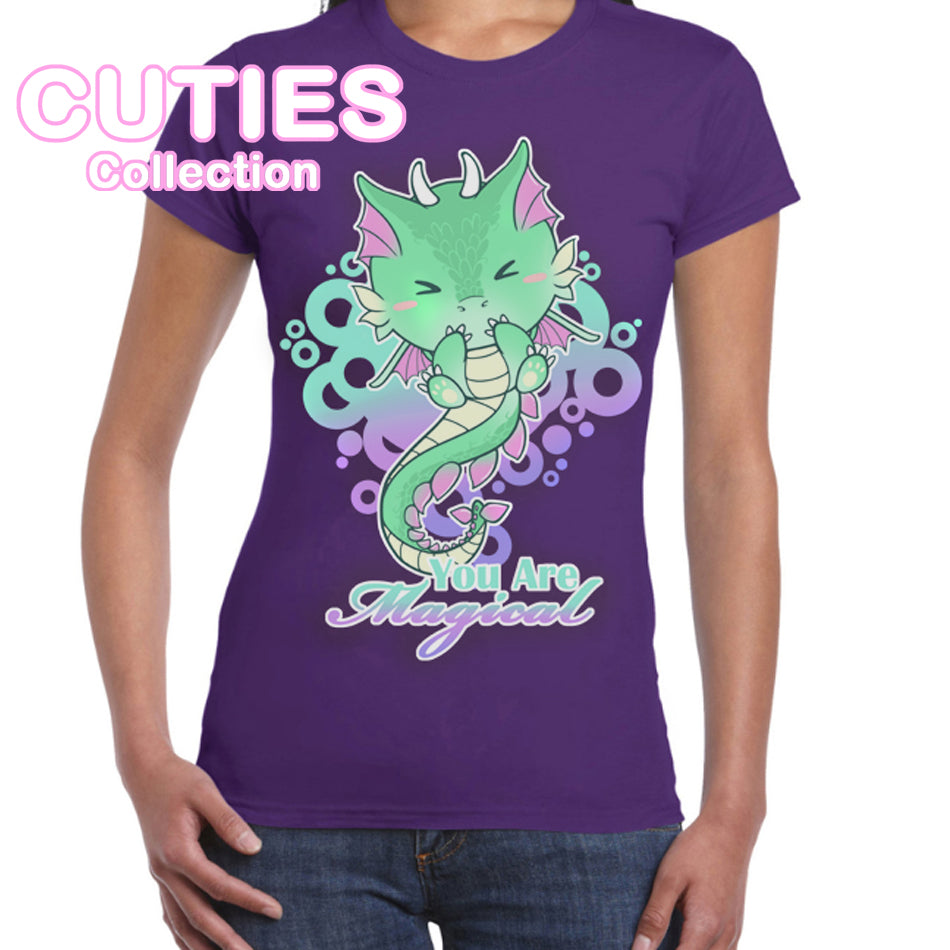 CUTIES Dragon T-Shirt Ladyfit