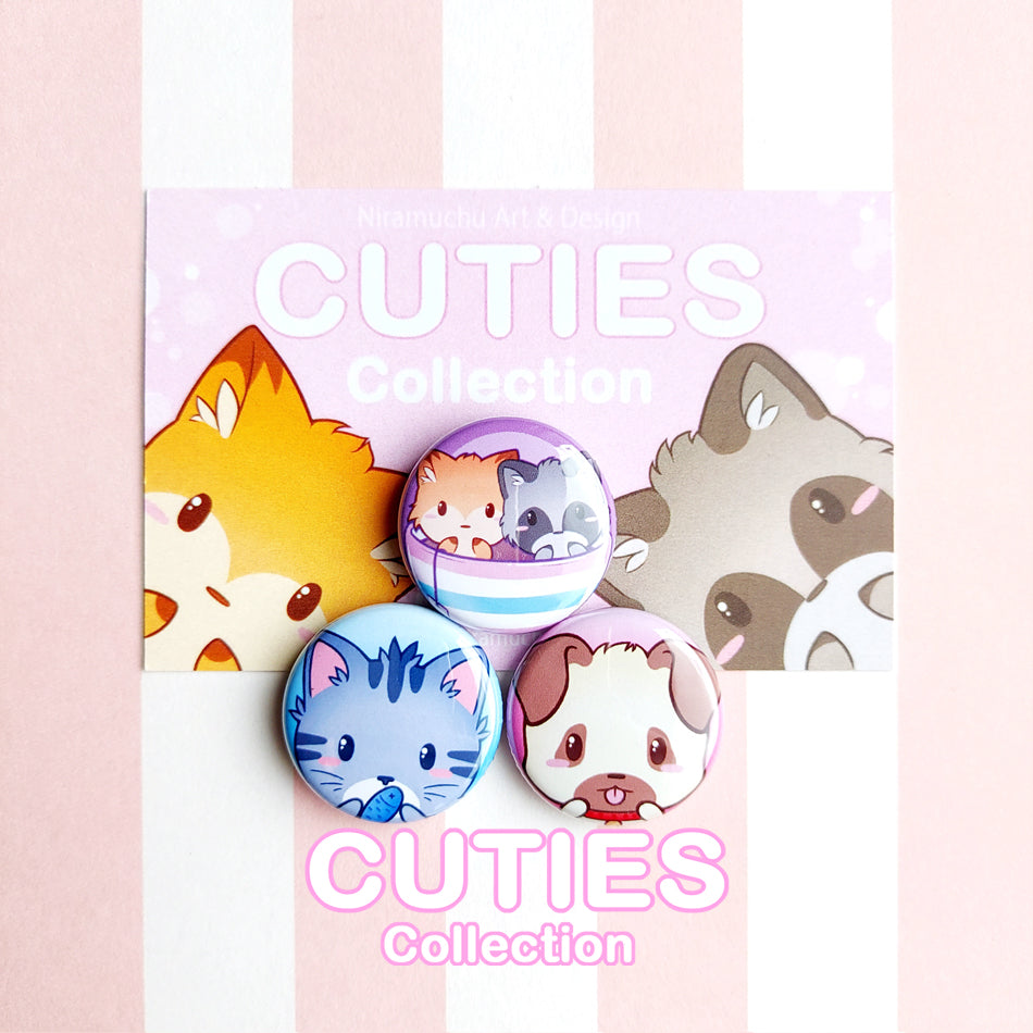 CUTIES Mini Badge Set 2