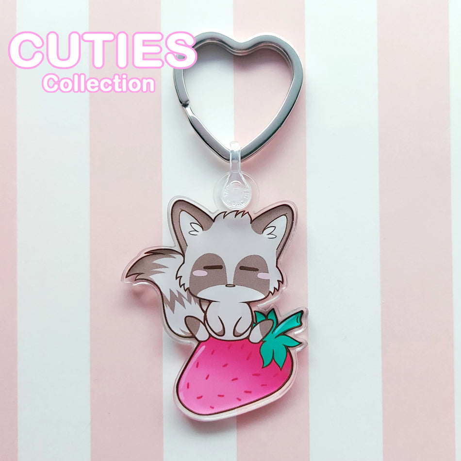 CUTIES Strawberry Keyring