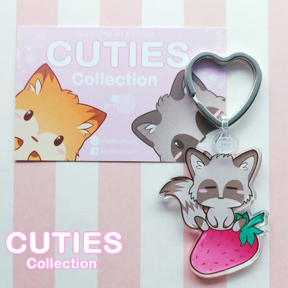 CUTIES Strawberry Keyring