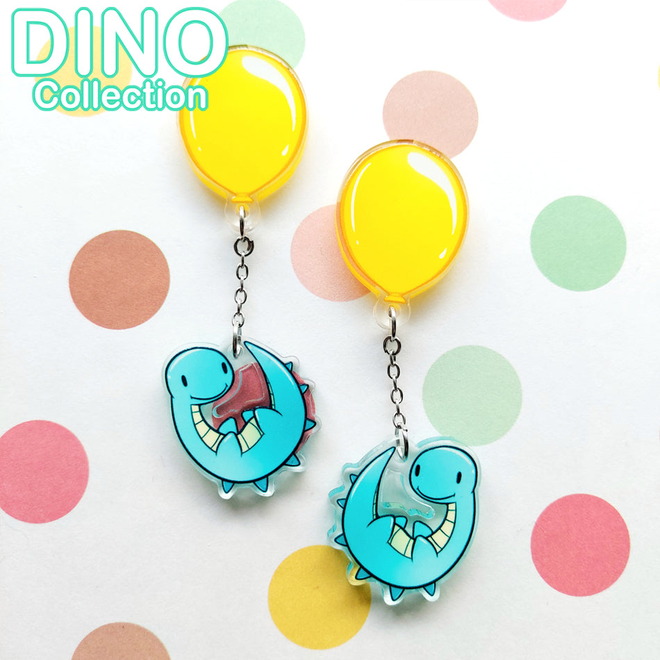 DINO Balloon Yellow Korvakorut