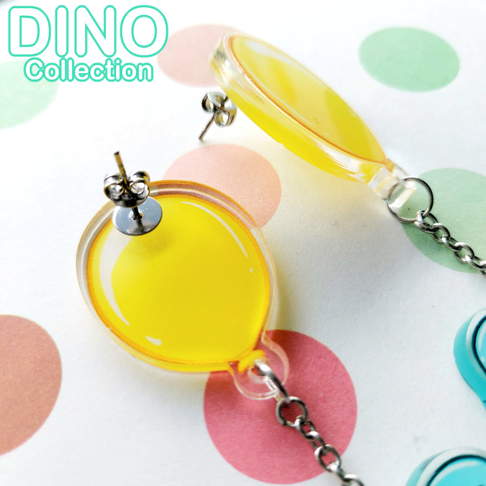 DINO Balloon Yellow Korvakorut