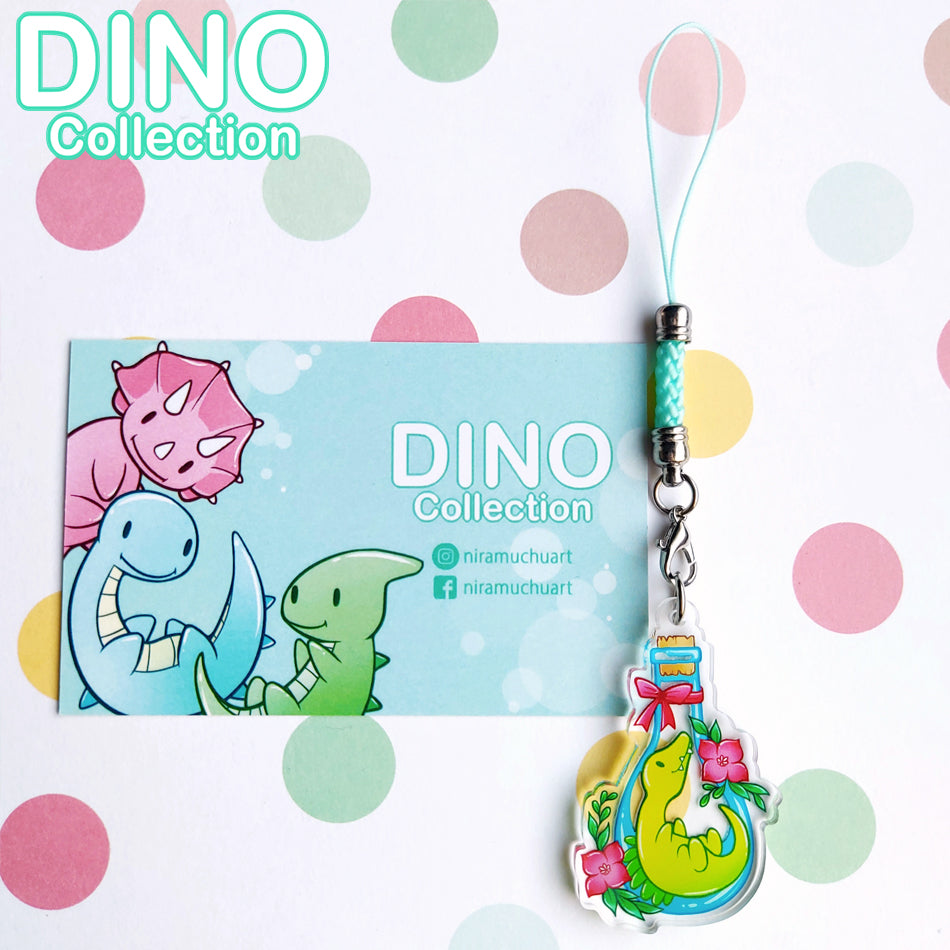 DINO Bottle Spinosaurus Phone Charm