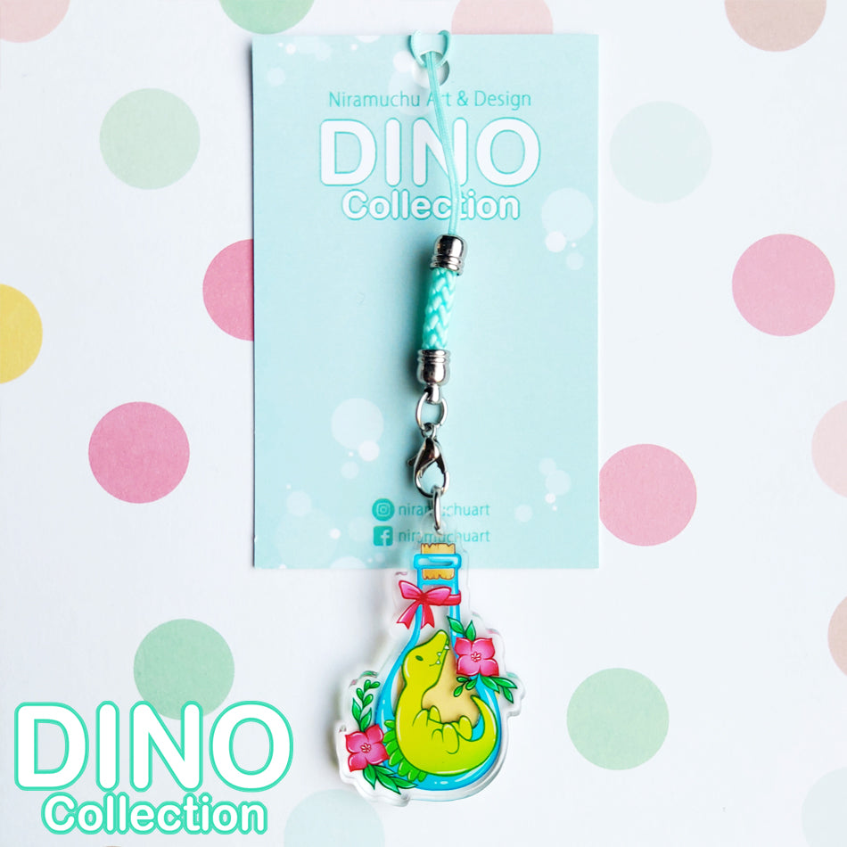 DINO Bottle Spinosaurus Phone Charm