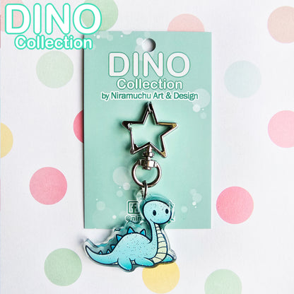 DINO Brontosaurus Glitter Avaimenperä