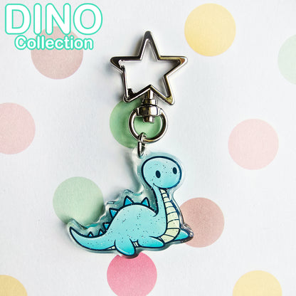 DINO Brontosaurus Glitter Avaimenperä