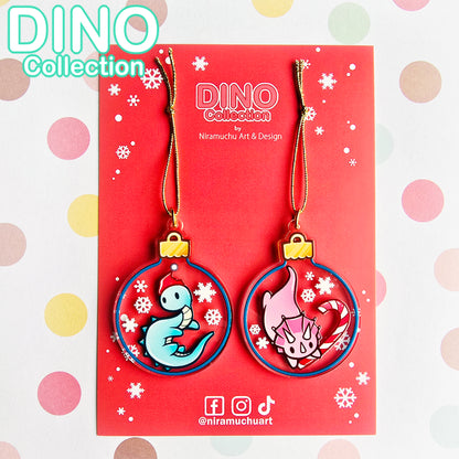 DINO Christmas Ornament Set