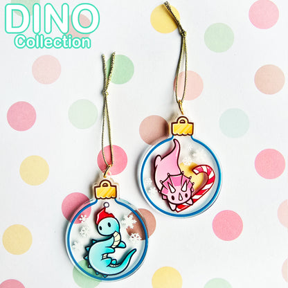 DINO Christmas Ornament Set