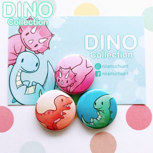 DINO Mini Badge Set 2