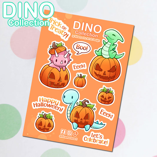 DINO Stickers: Halloween Fun