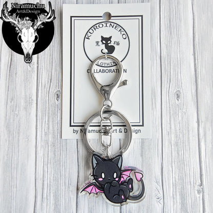 Kuroineko Demon Kitty Keycharm