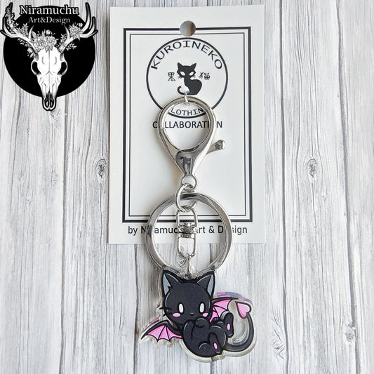 Kuroineko Demon Kitty Keycharm